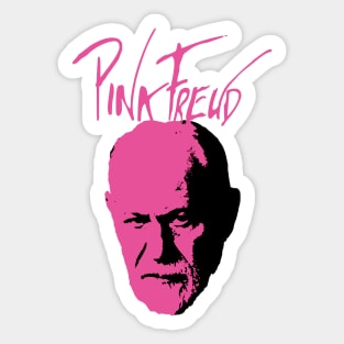 Pink Freud Sticker